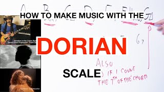 How To Make Music With The DORIAN Mode And Its Chords On Guitar
