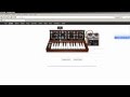 How to play Frazy on Google Doodle Moog Synthesizer (May 2012...