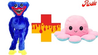Huggy Wuggy💙 + Toy Octopus = ??? (FNAF & Poppy Playtime ANIMATION) #rosie