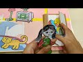 Ý tưởng mới cho ngôi nhà búp bê bằng giấy (quyển sổ lớn), có những phòng nào? | DIY paper doll house