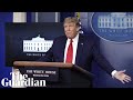 Trump plays campaign-style video attacking press at White Hou...