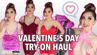Valentines Day Dresses & Lingerie Try-On Haul Fashion Nova
