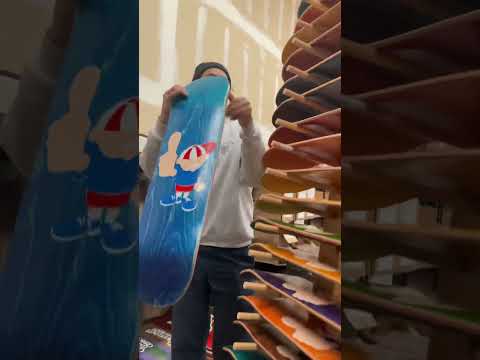 DIY Screen printing new Pizza skateboards #shorts #pizza #skateboarding #