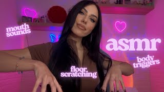 Asmr Fast And Aggressive Floor Scratching, Mouth Sounds, Body Triggers & More