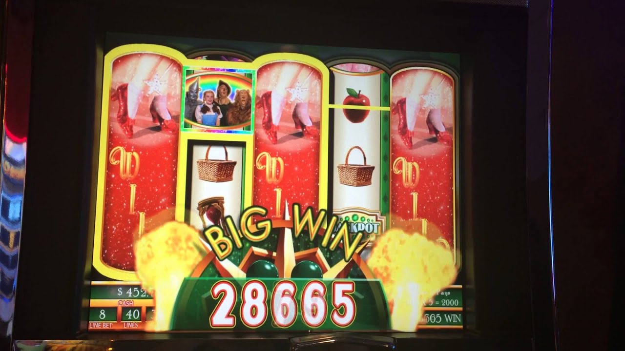 Wizard of oz slots big win
