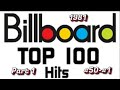 Billboard's Top 100 Songs Of 1981 Part 1 #50 #1