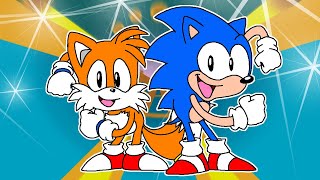 Sonic and Tails Dance Meme but it's in the Special Stage (Sonic 2)