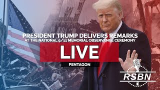 Replay President Trump Speaks At The National 911 Pentagon Memorial Observance Ceremony - 91125