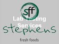 Stephens Fresh Foods Lab Testing Services