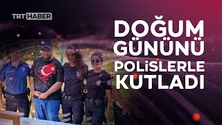 Polislerden Zihinsel Engelli Gence Doğum Günü Sürprizi