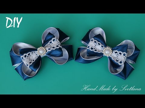 Резиночки из ленточек бантики Резиночки из ленточек бантики