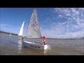 Logan enjoying a sail on his Optimist Logan enjoying a sail on his Optimist