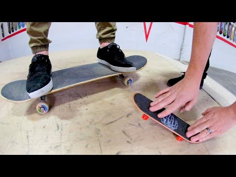 Handboard Vs Real Skateboard / Game of S.K.A.T.E.!