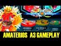 .AMATERIOS A3 GAMEPLAY +CYPRUS COLLAB! BEYBLADE BURST TURBO APP ベイブレードバーストアプリ
