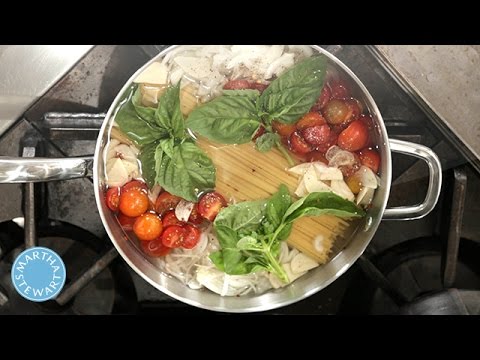 VIDEO : martha stewart's famous one pot pasta recipe - martha stewart - everyone loves a weeknight meal they can get on the table in 20 minutes. this one-poteveryone loves a weeknight meal they can get on the table in 20 minutes. this one ...