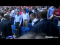 David Cameron and Barack Obama enjoy 'fast and furious' basketball game in Ohio