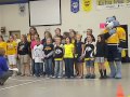 Stoner Creek Elementary Choir singing the National Anthem at the Predators Pep Rally