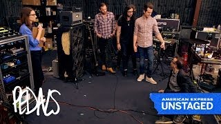Fred Armisen Tangles With Kings Of Leon's Equipment (Amex UNSTAGED: Kings Of Leon)