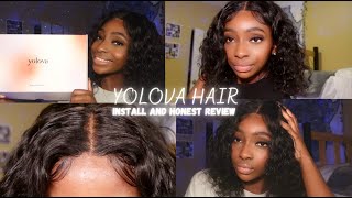Installing & Reviewing Lace Closure Wig from Yolova Hair