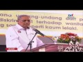 Ucapan Andan Satem di Saratok Sarawak