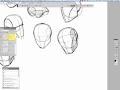 How to draw a basic head construction 01