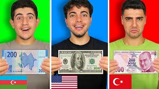 ÜLKELERİN PARASI İle 1 GÜN GEÇİRMEK ! *Azerbaycan,ABD,Arabistan,Türkiye,Kuveyt*