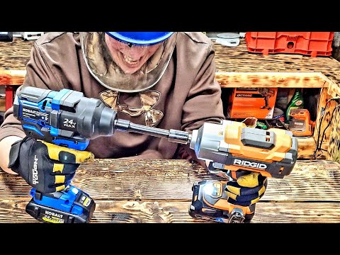 Kobalt 24V XTR VS Ridgid 18V Octane "High Torque Impact Wrench" Testing and Comparison...