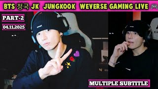 Eng Sub Bts Jungkook Jk Live On Weverse Part-2 04.11.2025 Rm, Jin, Suga, J-Hope, Jimin, V