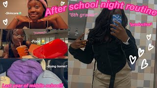 My after-school night routine!! *middle school edition*