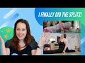 Fat AND Flexible: I finally  got my splits! // (splits stretches included)