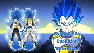 Super Saiyan Blue Evolution Aura Dragon Ball Super Fan Animation