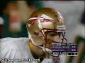Carlos Jones interception Miami Hurricanes vs FSU 1994