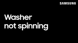 01. What to do when your washing machine doesn&apos;t spin | Samsung US