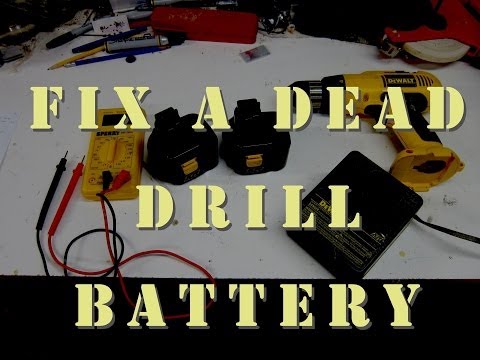 /fix/rejuvenate/Repair/ Recharge A Bad Dead Rechargeable NiCd Battery 