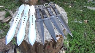 Stick Em All, Kunai And Gil Hibben Throwing Knives