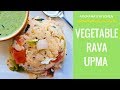 Vegetable Rava Upma (Savory Semolina Pudding) by Archana’s Kitchen Vegetable Rava Upma (Savory Semolina Pudding) by Archana’s Kitchen