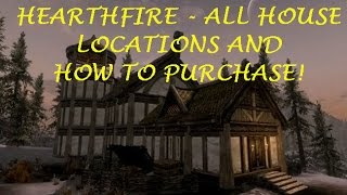 Skyrim Hearthfire - House And Land Purchase Locations