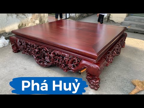 Sập Chân Quỳ Gỗ Gụ Có Độ Bền Như Nào|Đồ Gỗ Đồng Kỵ-Đình Huy