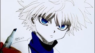 COMMENT DESSINER KIRUA - HUNTER X HUNTER ( TUTO pour DEBUTANT )