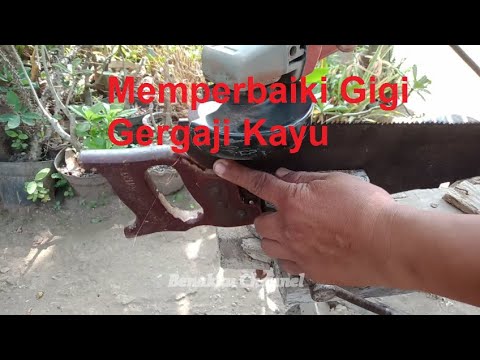 Tutorial Memperbaiki Gigi Gergaji Kayu (Tutorial on Repairing Wood Sawtooth) #tutorial #idekreatif