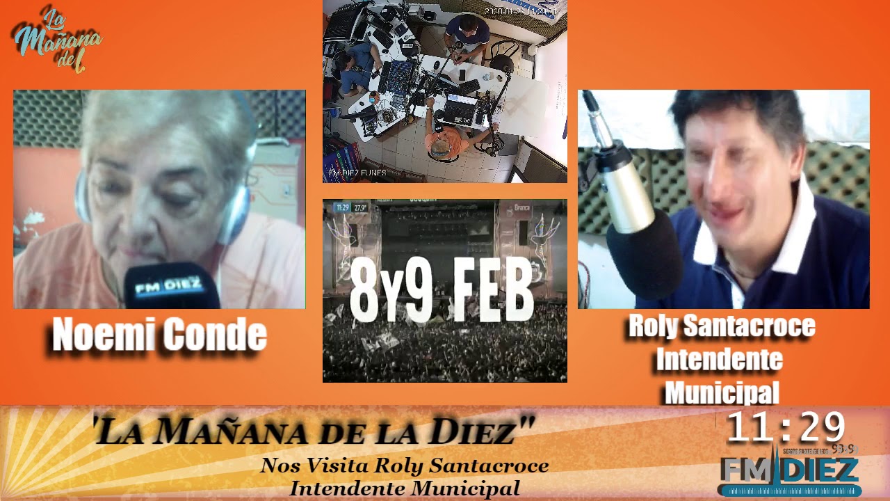 Roly Santacroce La mañana de la Diez 23 - 01 - 2020