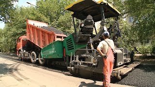 Видео В Волжском завершается комплексный ремонт улицы Оломоуцкой от ГТРК "Волгоград-ТРВ". "Волгоград 24", Оломоуцкая улица, Волжский, Россия