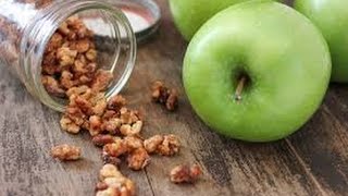 Apple Bourbon and Walnut Sipper