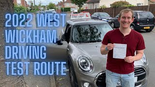 West Wickham Driving Test Route 9th June 2022 1.35pm