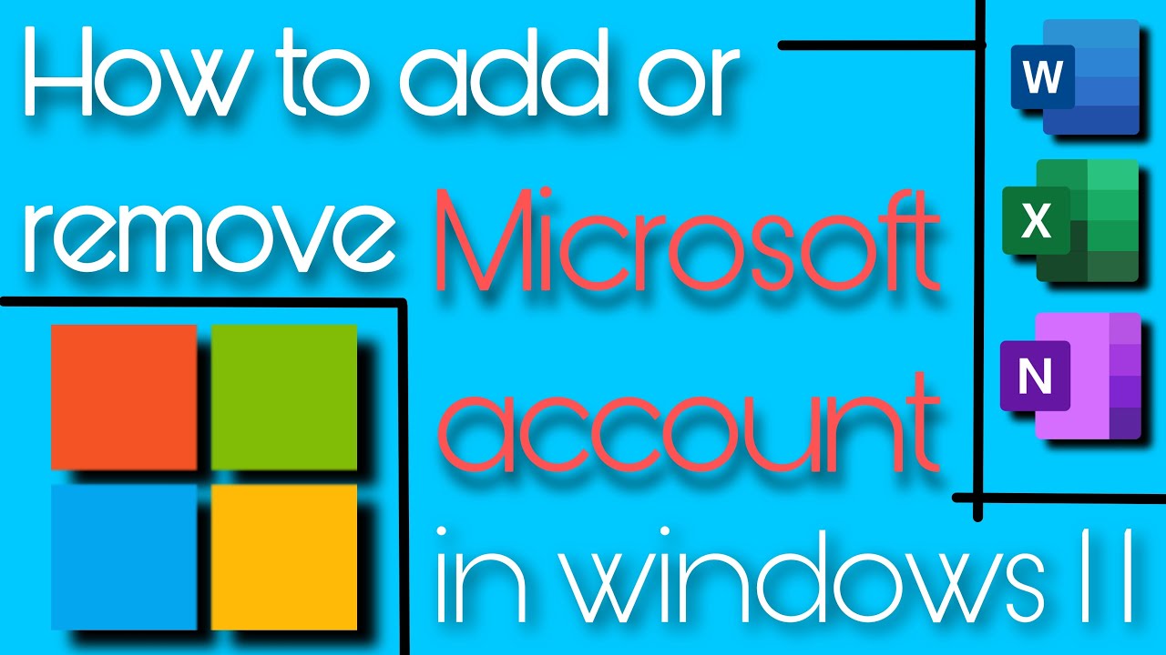 How to Add or Remove a Microsoft Account in Windows 11 How to Add or Remove a Microsoft Account in Windows 11