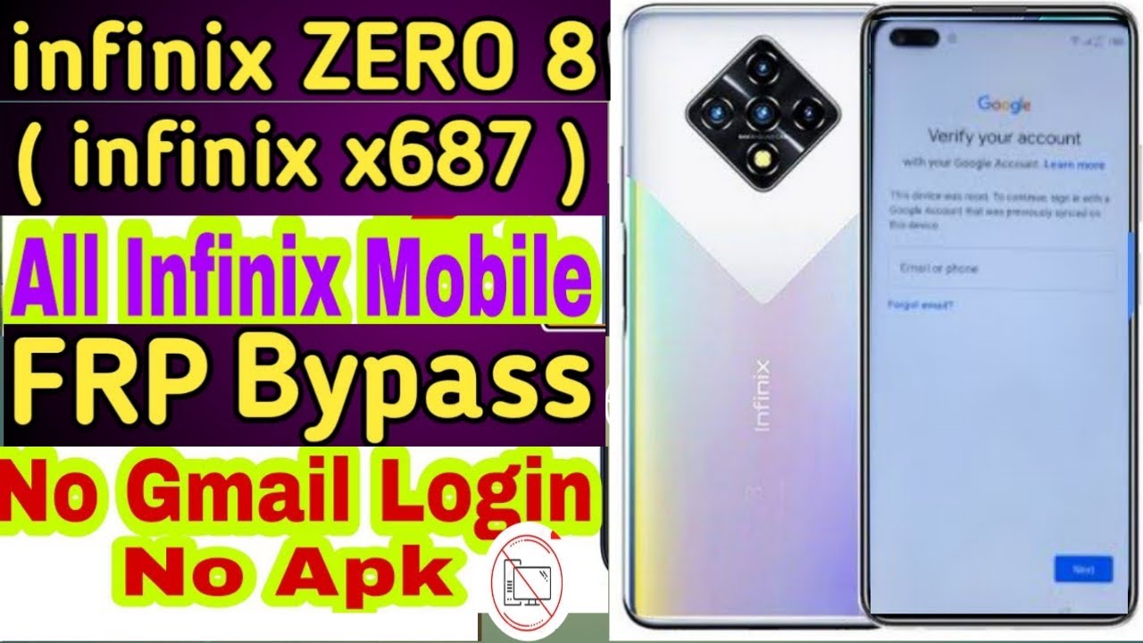 Infinix Zero 8 FRP (X687) Bypass Android 10 version | Infinix Zero 8 FRP (X687) Bypass Android 10 version |