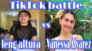 Vanessa Alvarez Vs Leng Altura Tiktok Dancetiktok Battle