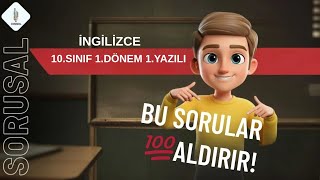 10.Sinif İngi̇li̇zce 1.Dönem 1.Yazili