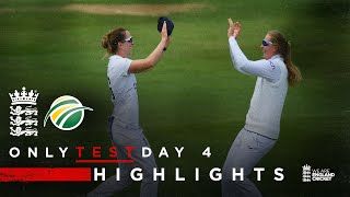 Match Drawn After Rain | Highlights | England v South Africa - Day 4 | Only LV= Insurance Test 2022