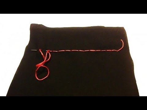 0 How To Sew A Back Stitch   Beginners Hand Sewing & Embroidery DIY